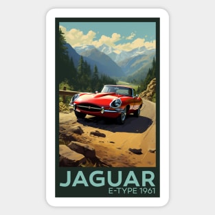 Jaguar E-Type Series 1 Sticker